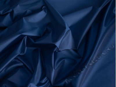Курточная ткань тонкая синяя