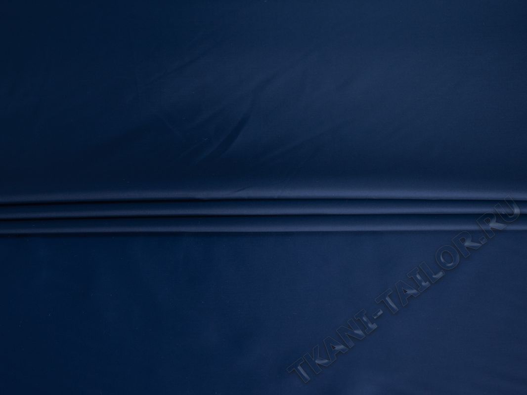 Курточная ткань тонкая синяя - фото 3