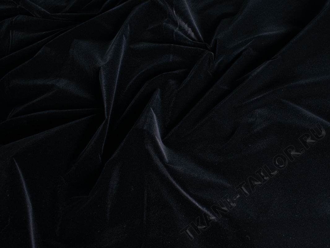 Курточная ткань чёрная - фото 3