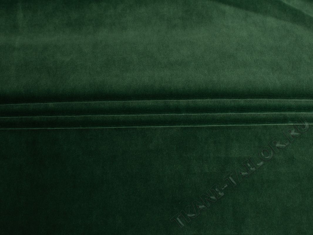 Велюр темно-зеленый - фото 3