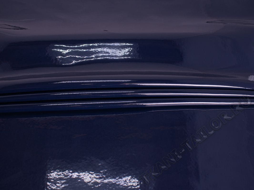 Лаке ткань темно-синяя - фото 3
