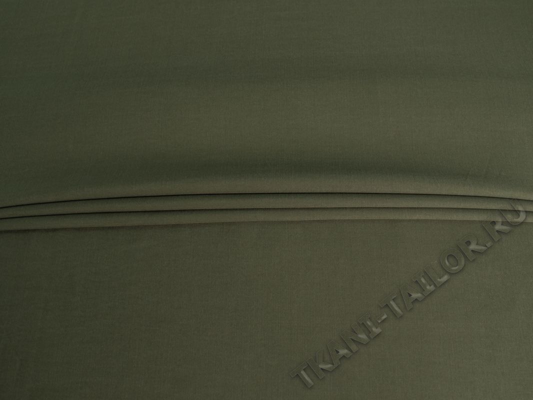 Плательная ткань цвет хаки - фото 2