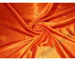 Атласная ткань темно-оранжевая