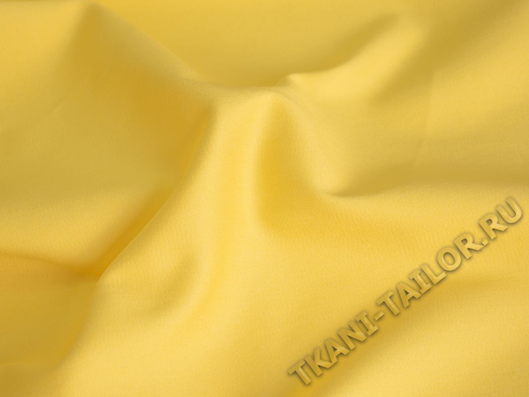 Костюмная ткань желтая - фото 3