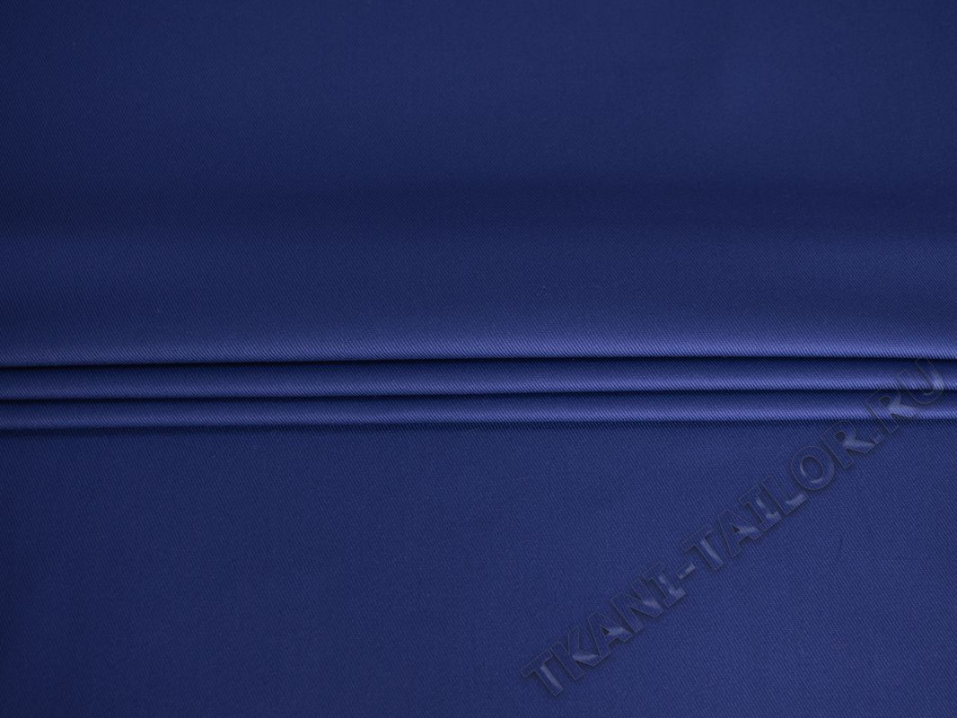 Костюмная ткань васильково-синяя - фото 4