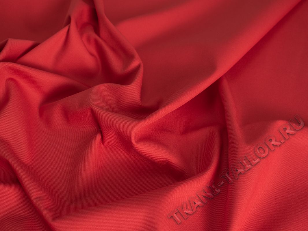 Костюмная ткань красная - фото 3