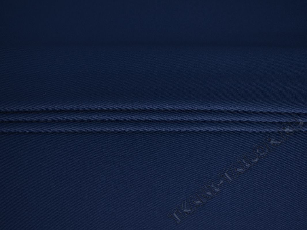 Костюмная ткань темно-синяя - фото 4