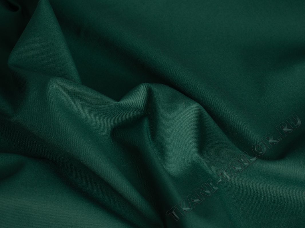 Костюмная ткань изумрудно-зеленая - фото 3