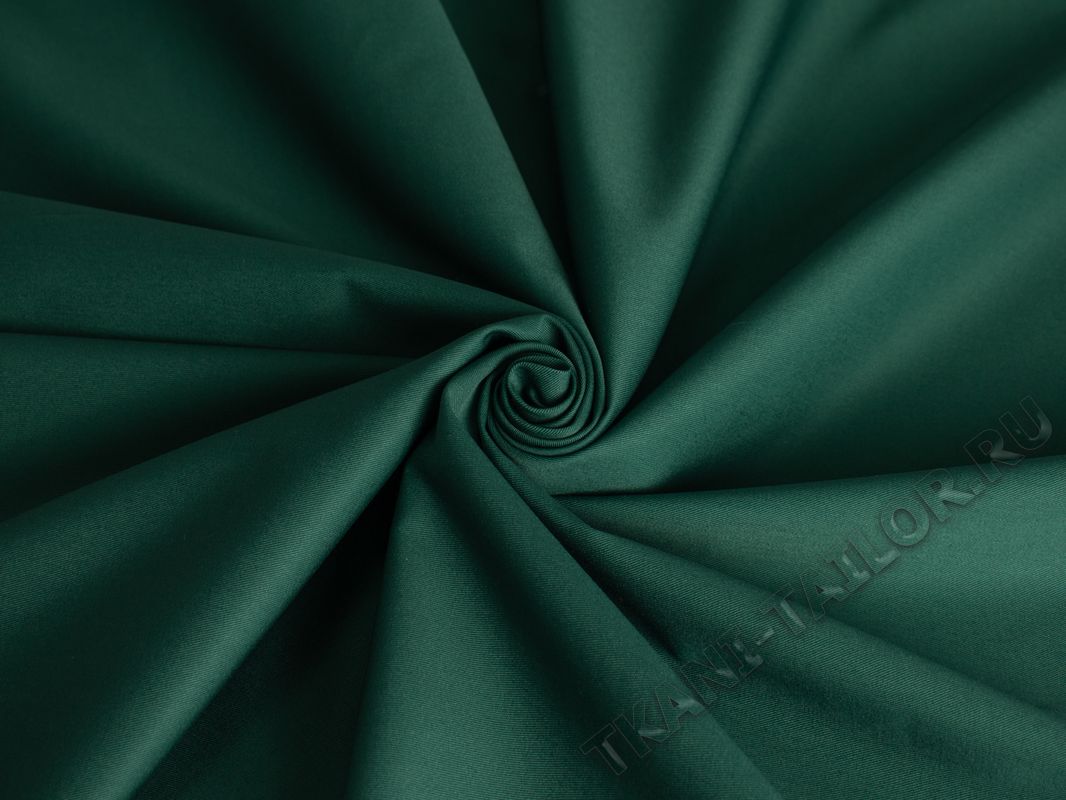 Костюмная ткань изумрудно-зеленая - фото 1