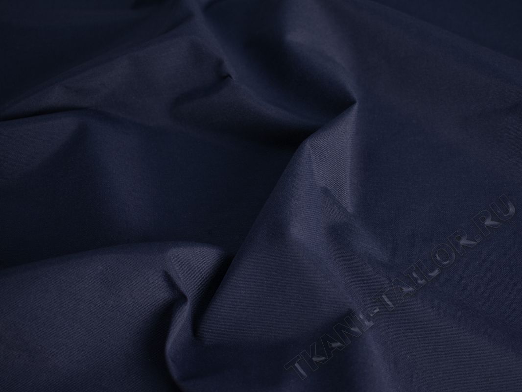 Курточная ткань темно-синяя - фото 3