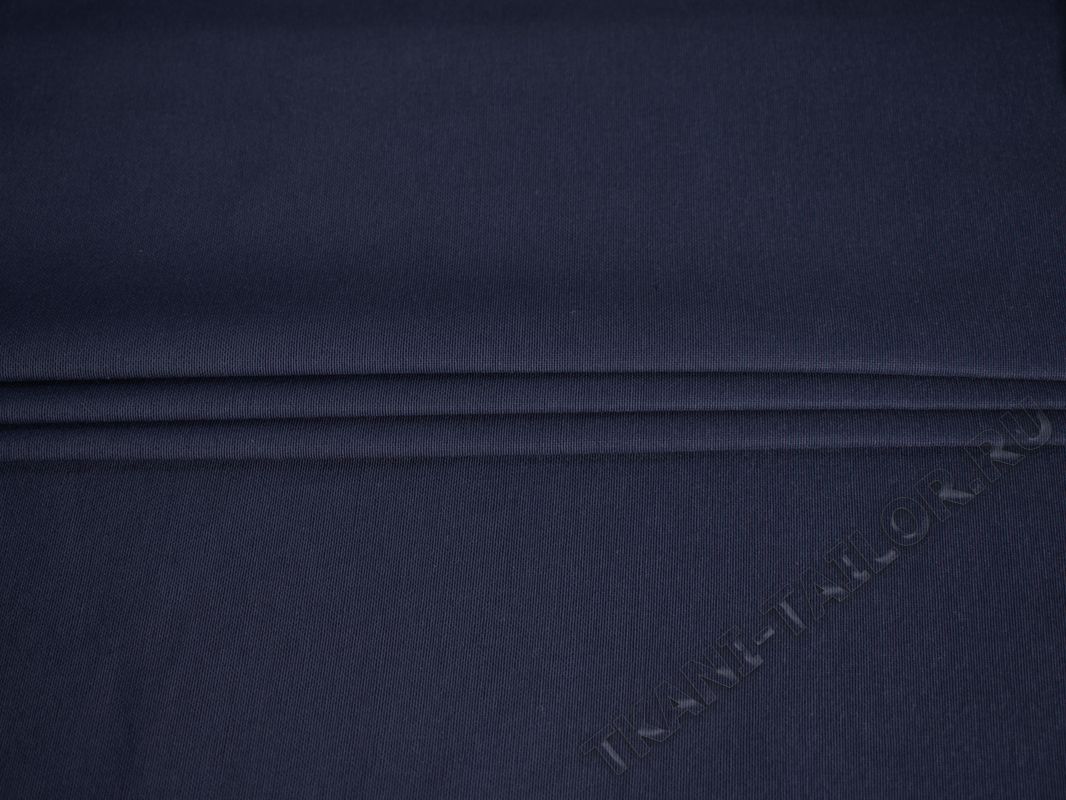 Курточная ткань темно-синяя - фото 4