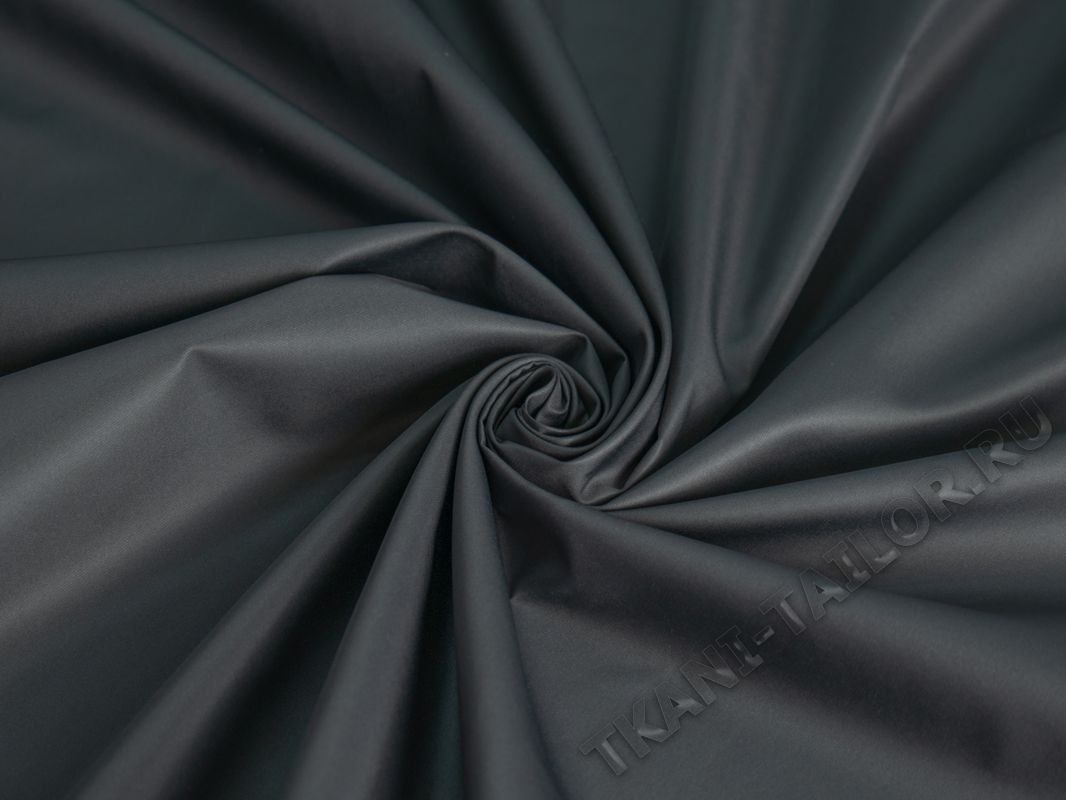 Плащевая ткань серого цвета - фото 3