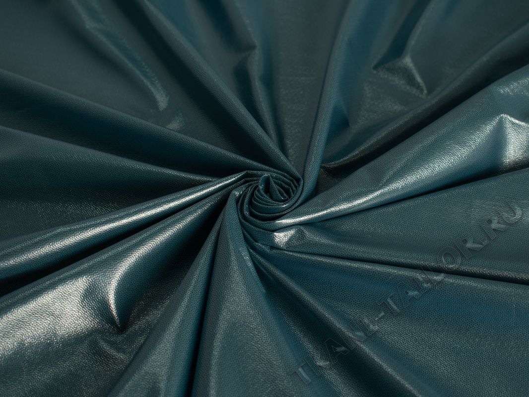 Плащевая ткань темно-зеленая - фото 1