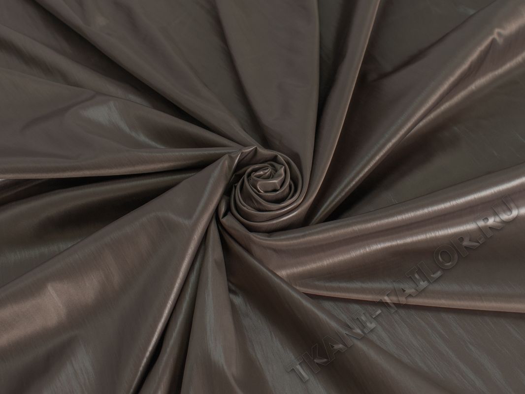 Плащевая ткань коричневого цвета - фото 1