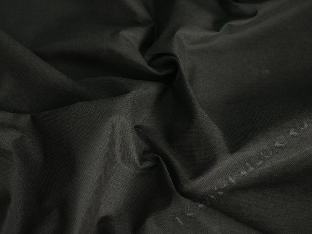 Курточная ткань темно-коричневая - фото 3
