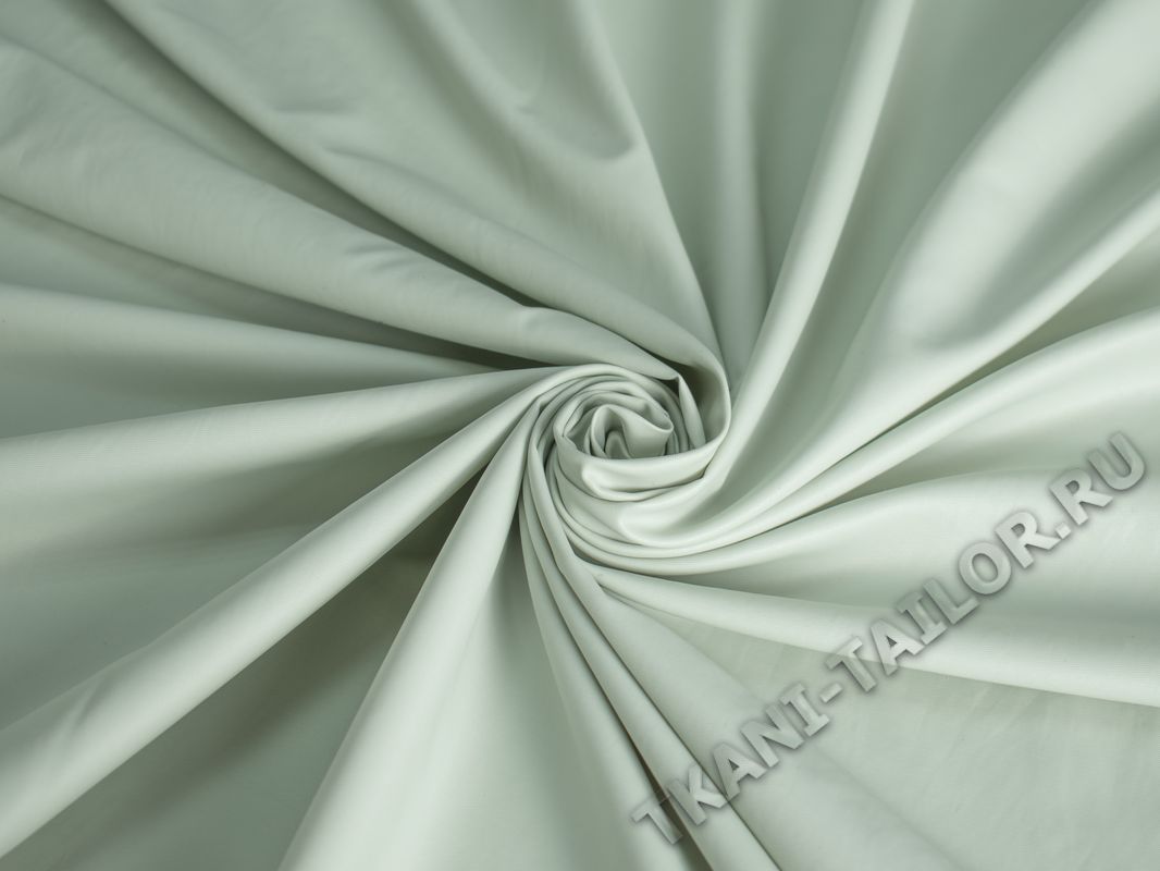 Курточная ткань мятно-зеленого цвета - фото 1