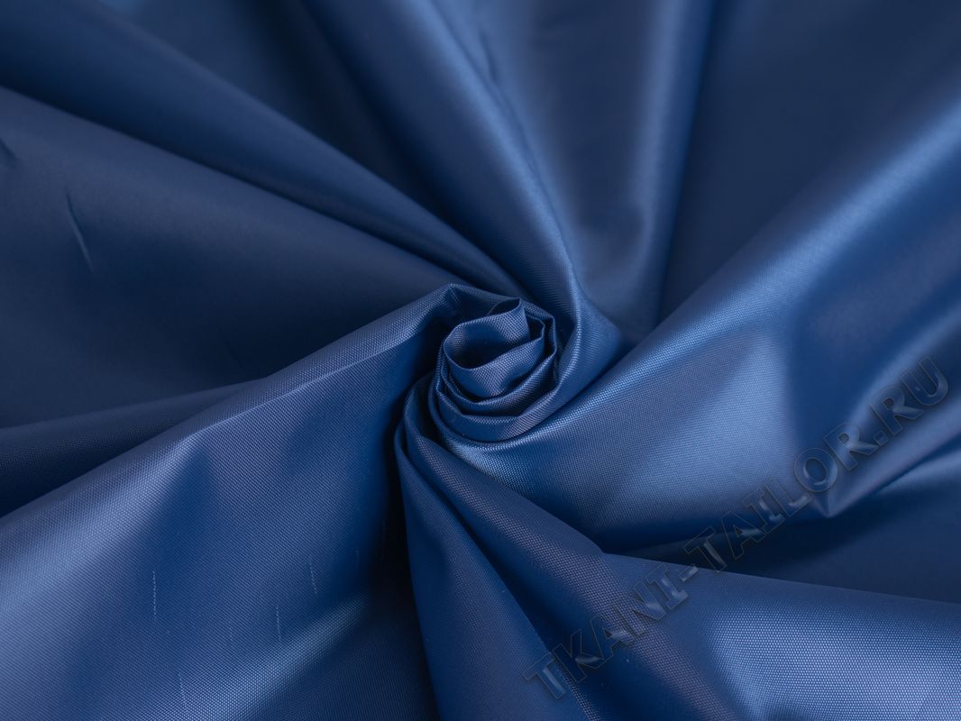 Курточная ткань синяя - фото 1