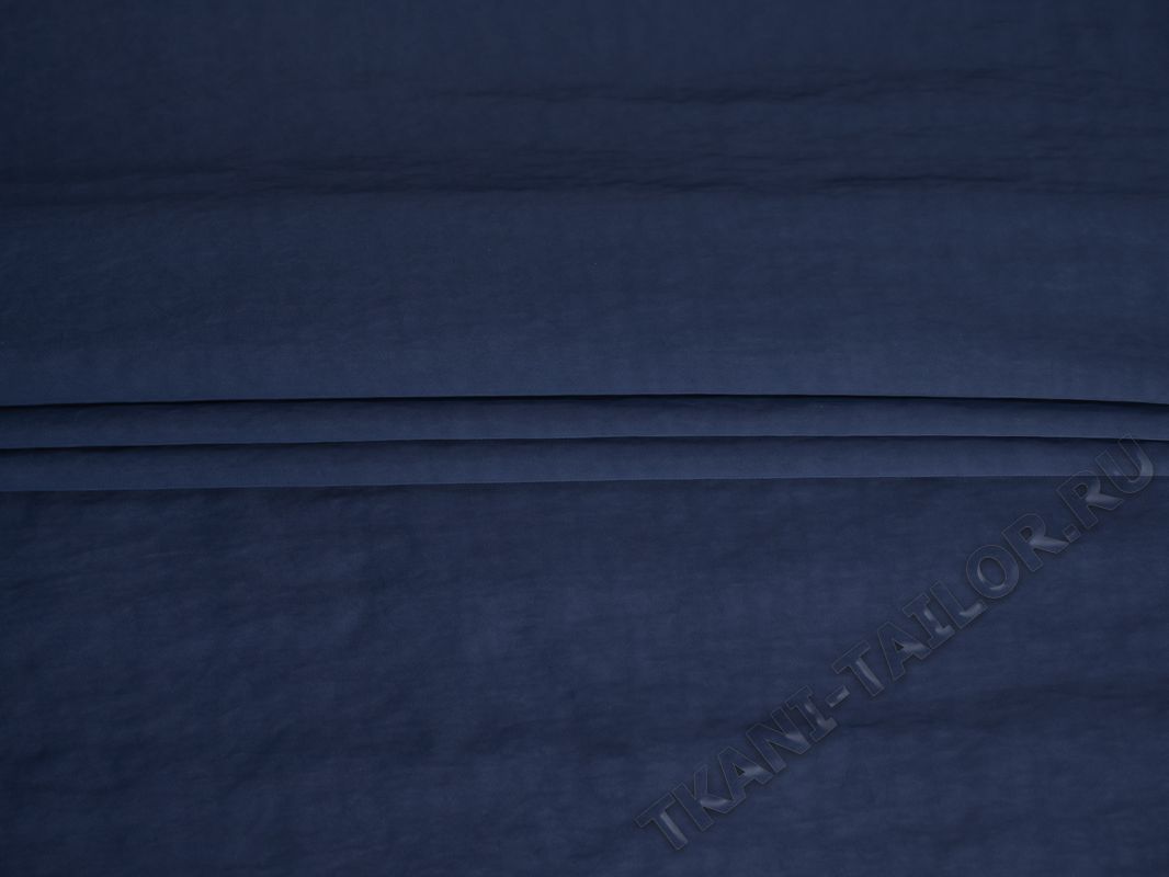 Курточная ткань темно-синяя - фото 4