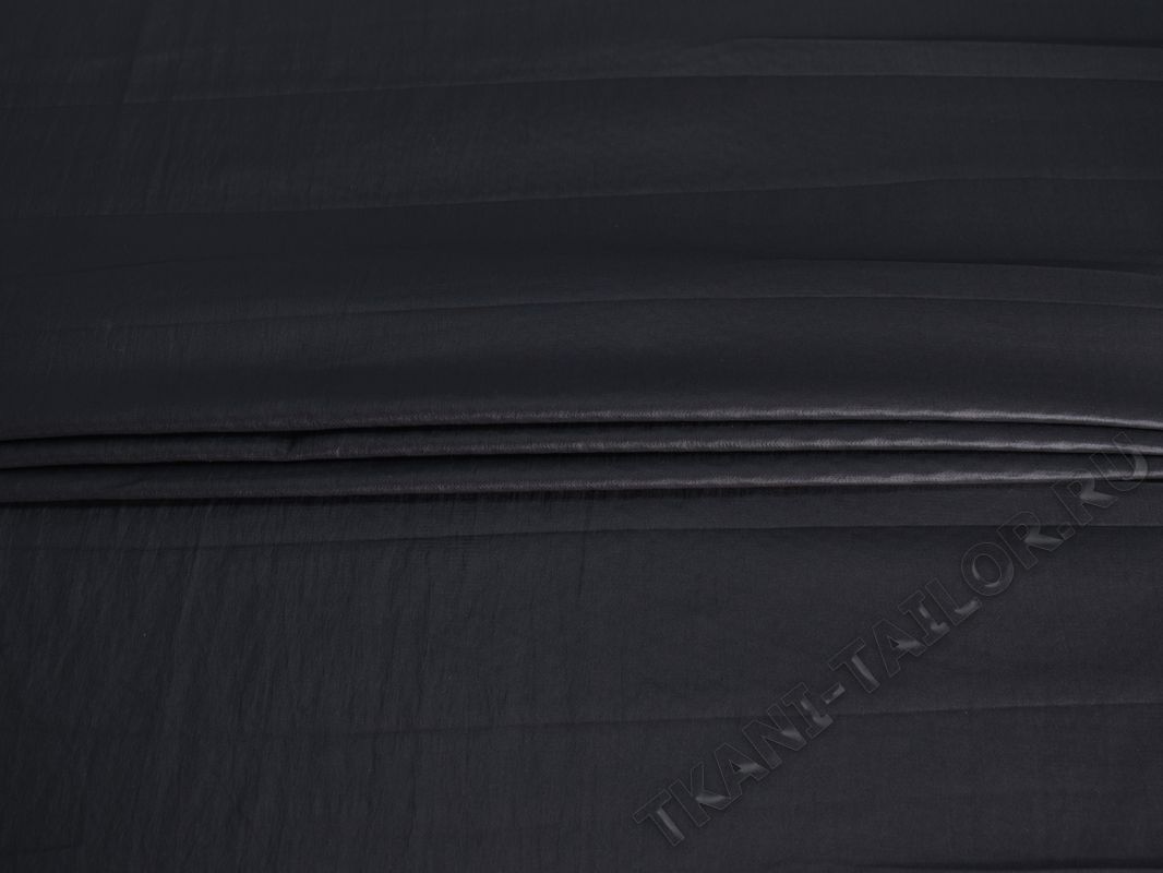 Курточная ткань черная - фото 4