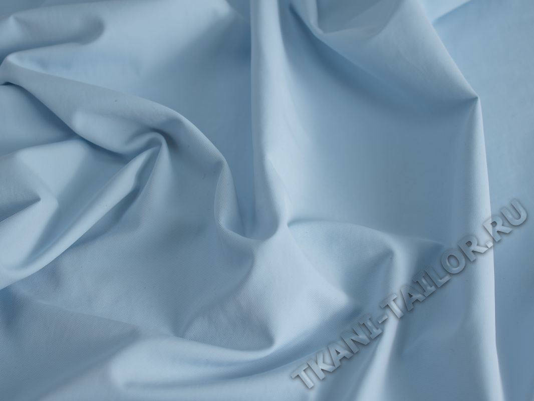 Курточная ткань голубая - фото 3