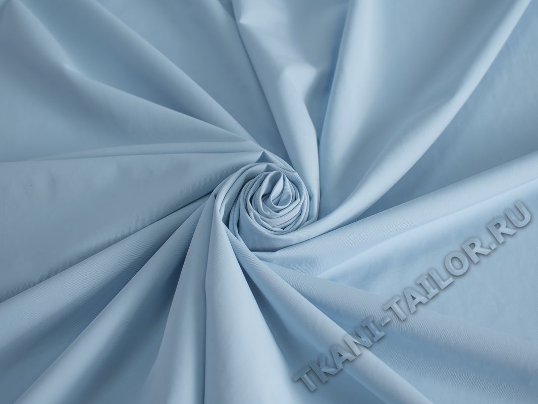 Курточная ткань голубая - фото 1