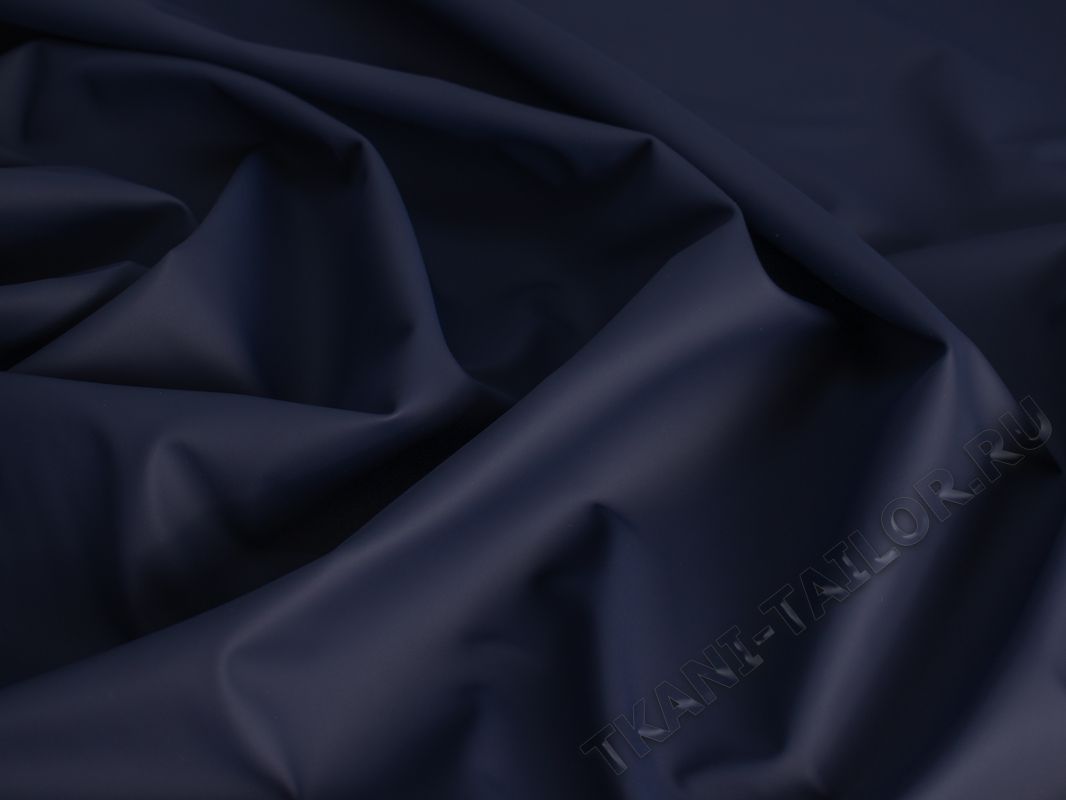 Курточная ткань темно-синяя - фото 1