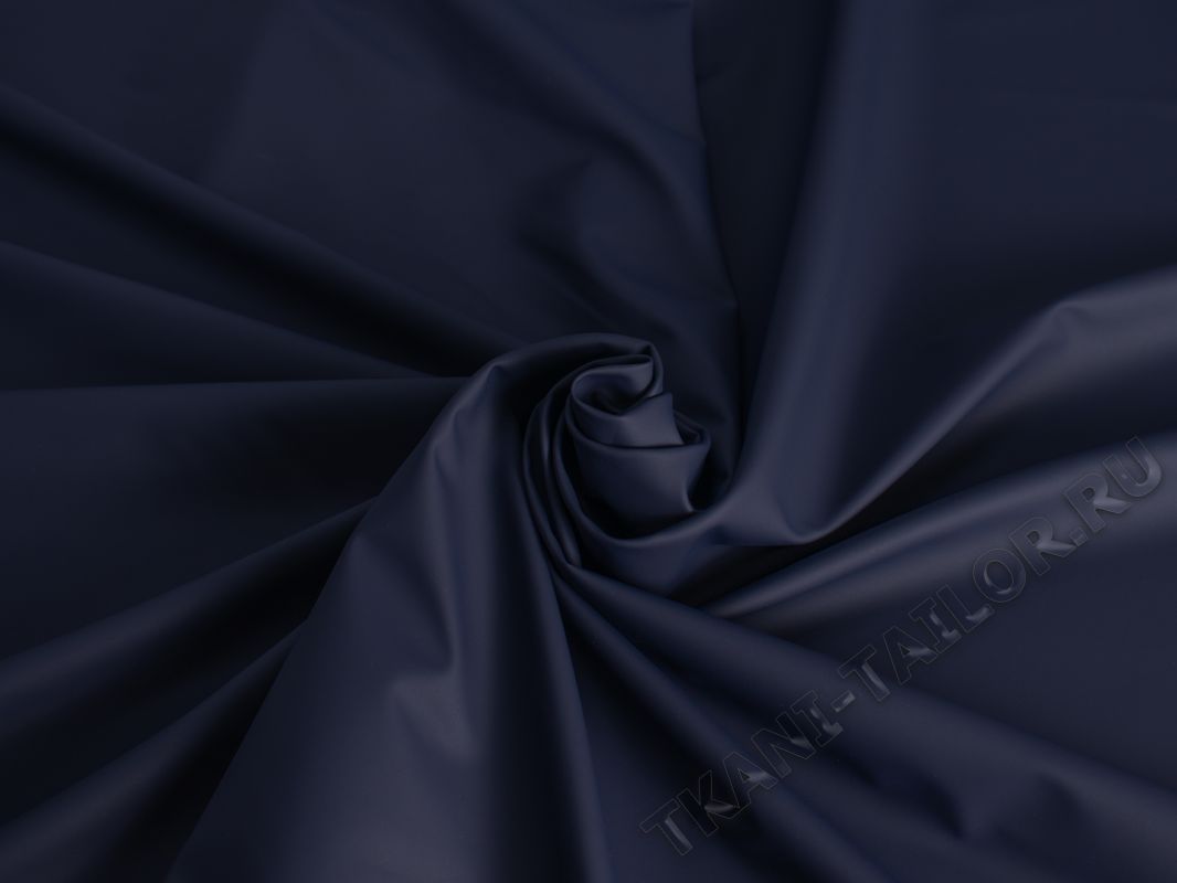 Курточная ткань темно-синяя - фото 3