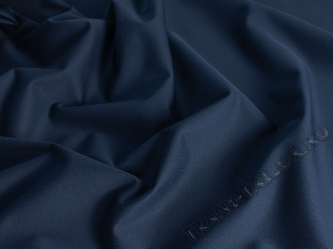 Курточная ткань синего цвета - фото 3