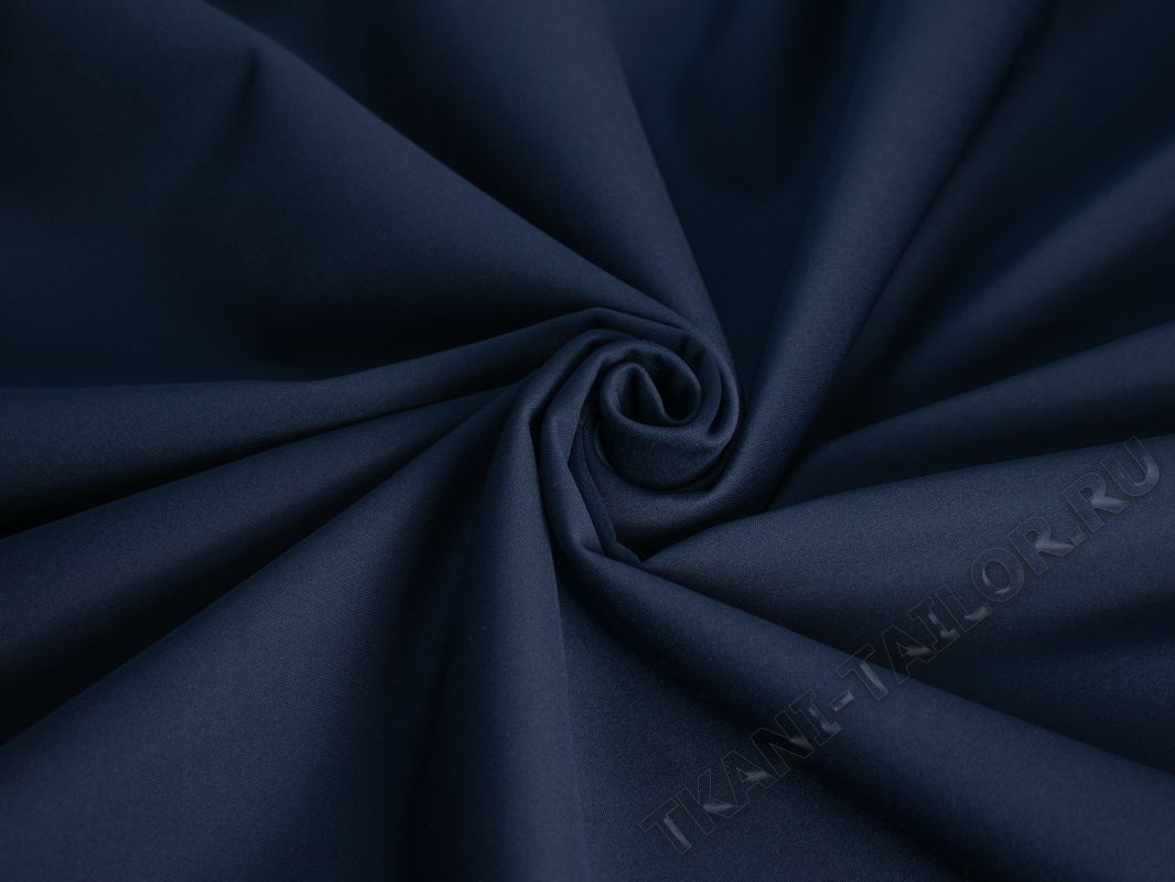 Курточная ткань синего цвета - фото 1
