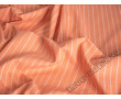 Рубашечная ткань оранжевая в полоску