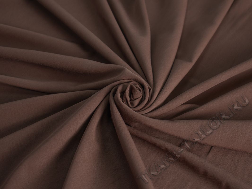 Плательная ткань коричневая - фото 1