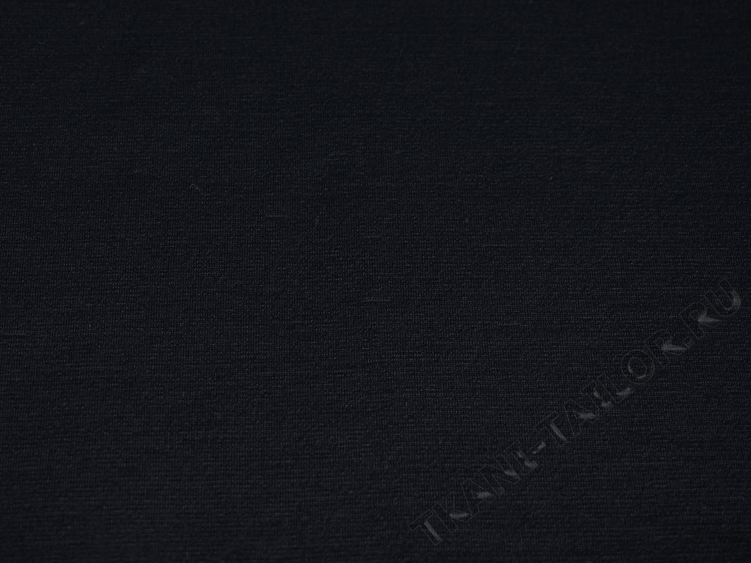 Трикотажная ткань черная - фото 2