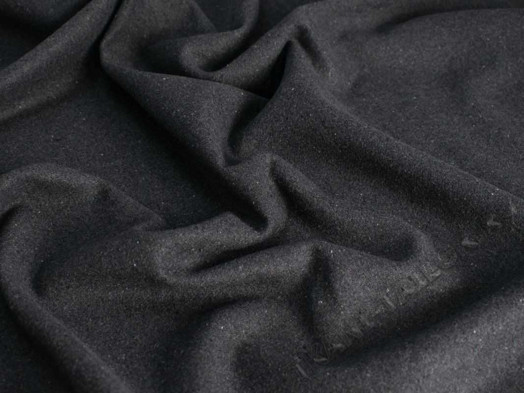 Пальтовая ткань темно-серая - фото 3