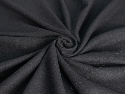 Пальтовая ткань темно-серая