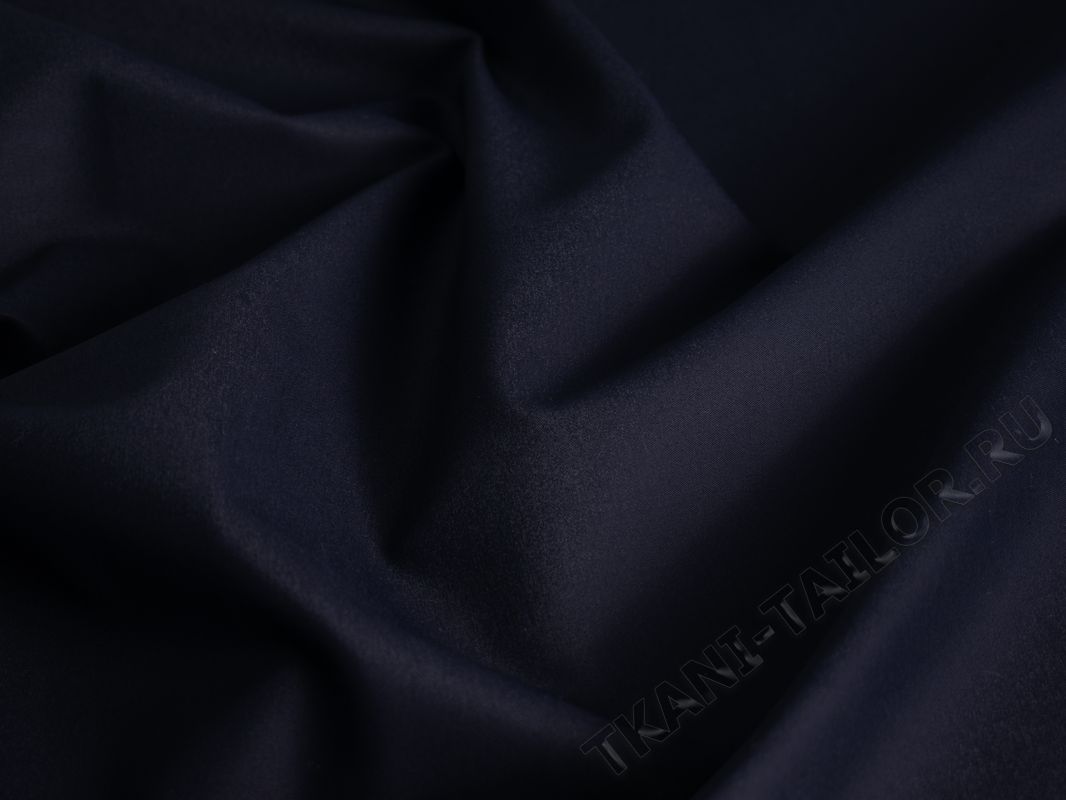 Костюмная ткань темно-синяя - фото 3