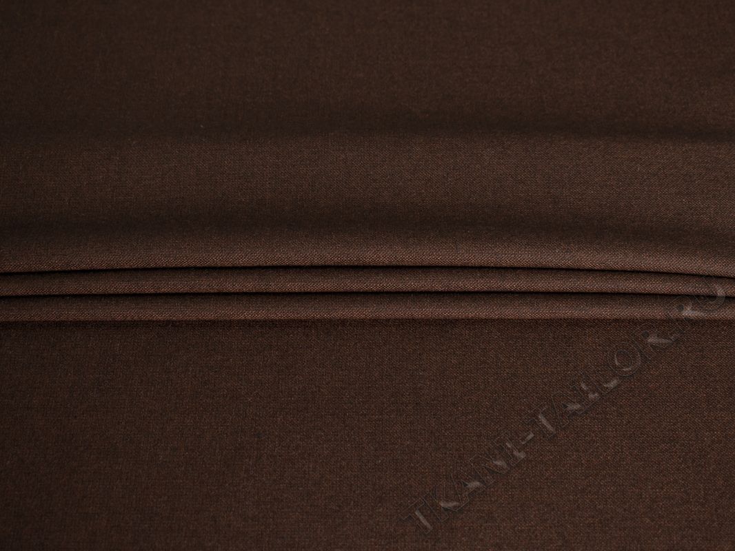 Костюмная ткань коричневая - фото 4