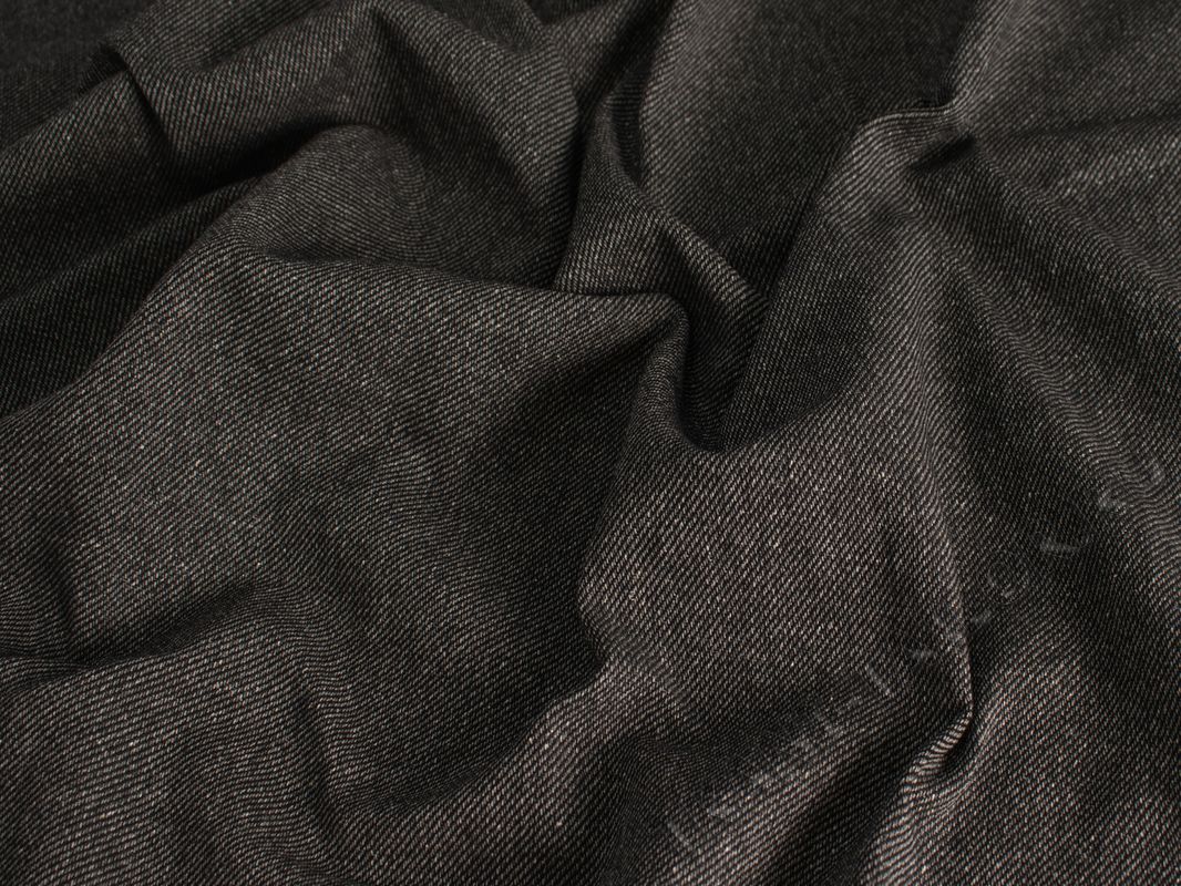 Костюмная ткань темно-серая - фото 3