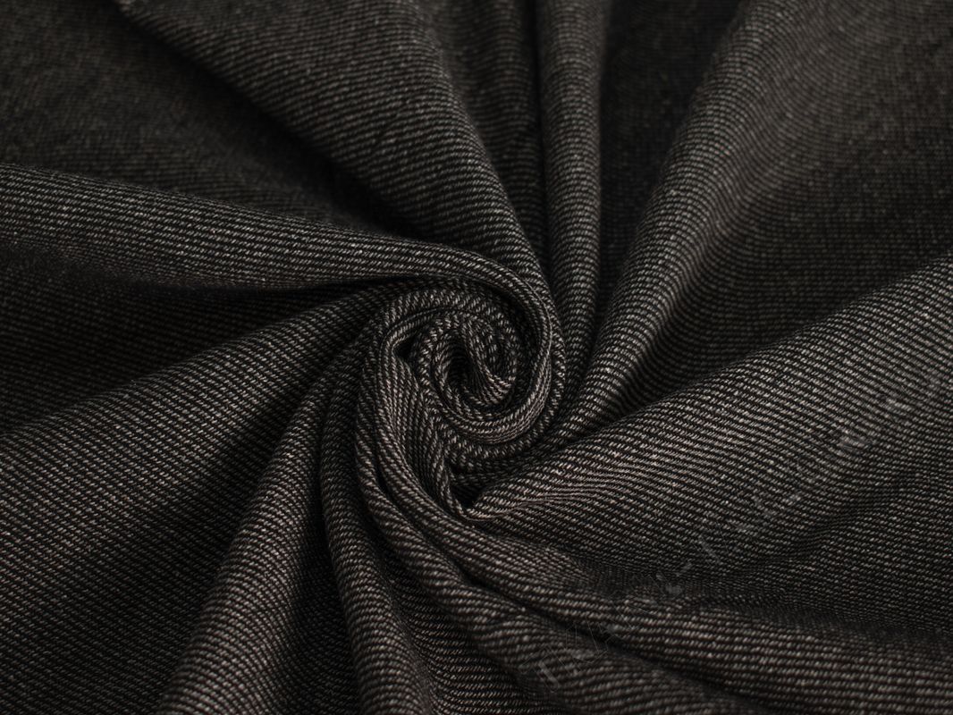 Костюмная ткань темно-серая - фото 1