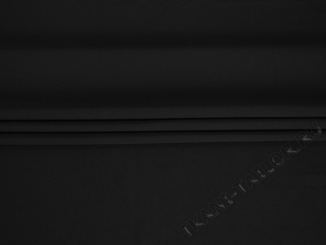 Костюмная ткань черная - фото 4