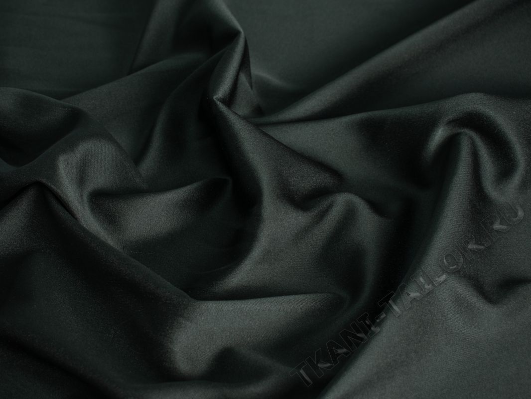 Костюмная ткань темно-зеленая - фото 3