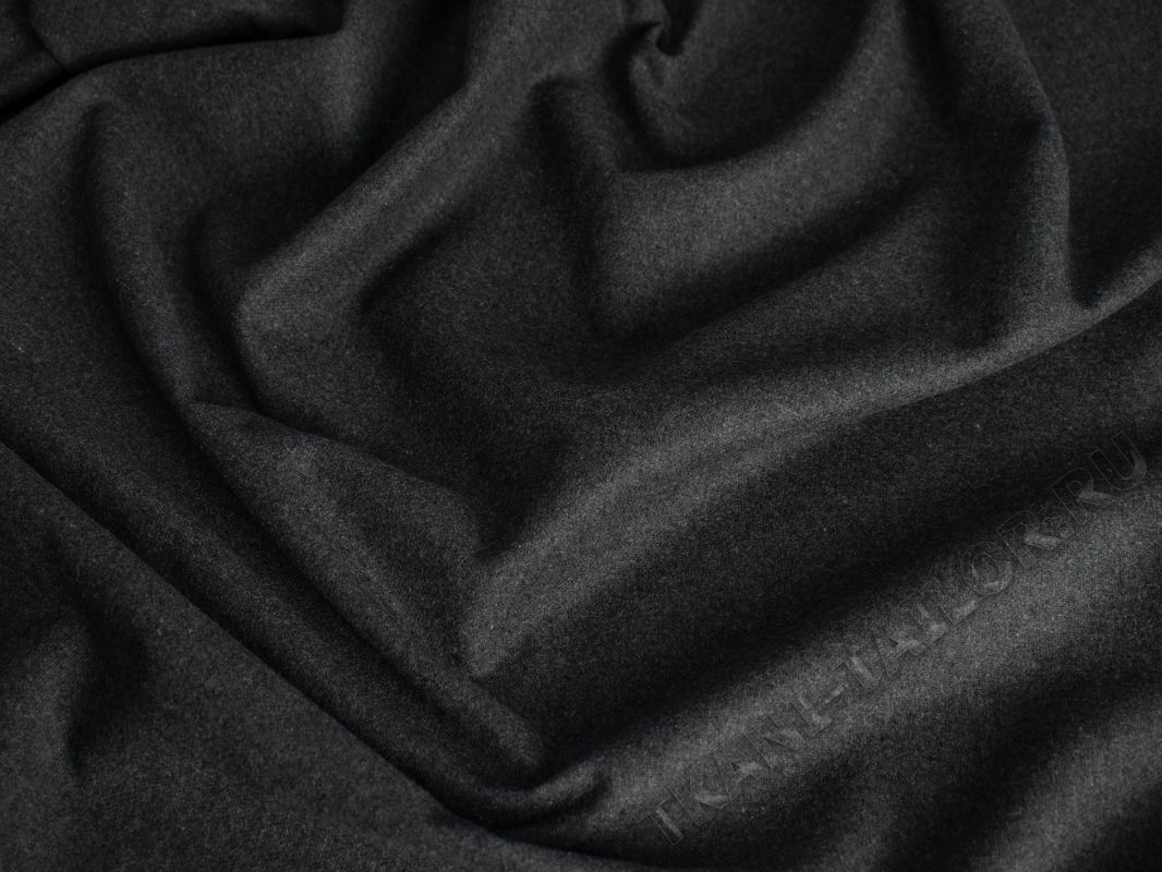 Костюмная ткань темно-серая - фото 3