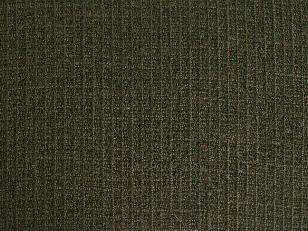 Пальтовая ткань цвета хаки фактурная клетка - фото 2