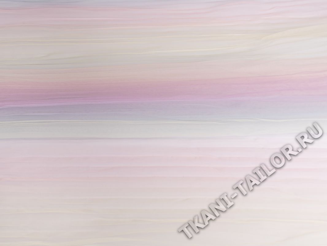 Сетка стрейч гофре пастельных цветов - фото 4