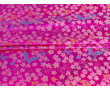 Китайский шелк розовый принт цветы и бабочки