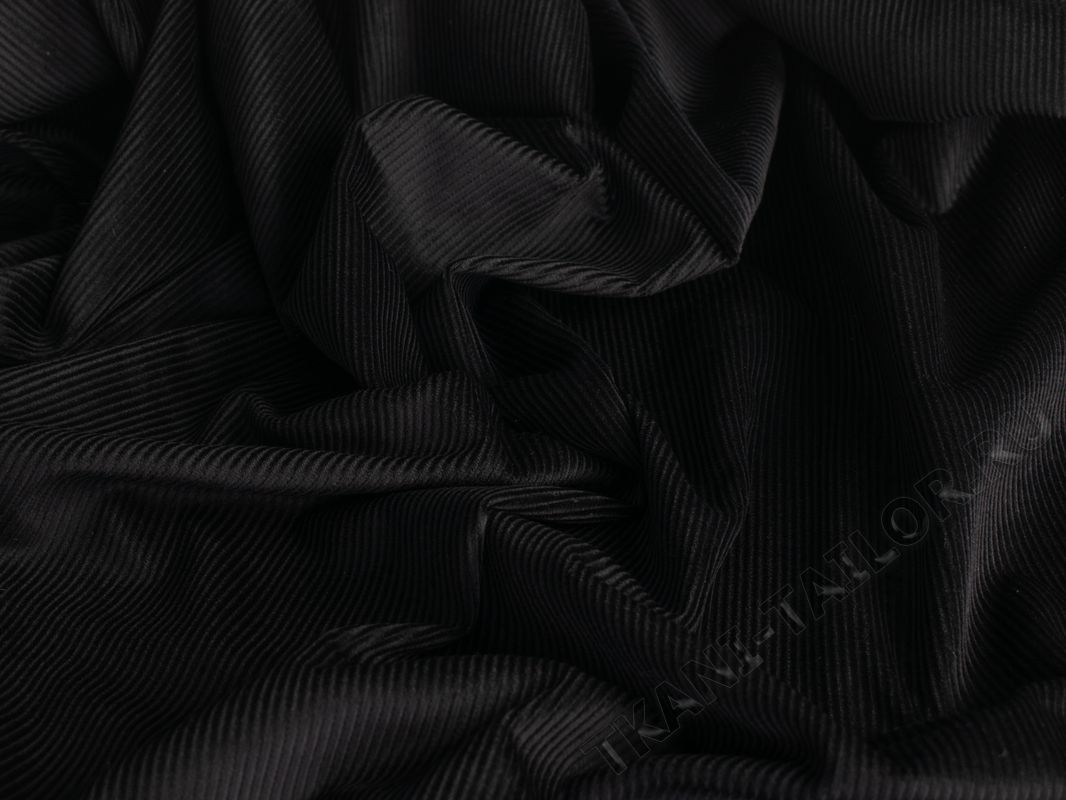 Вельвет черного цвета - фото 3