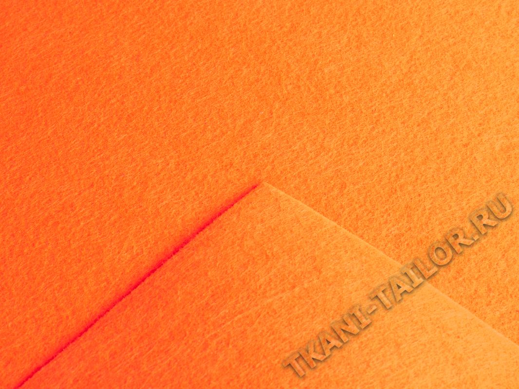 Фетр оранжевого цвета - фото 2