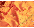 Шитье ткань с фестонами светло-оранжевая