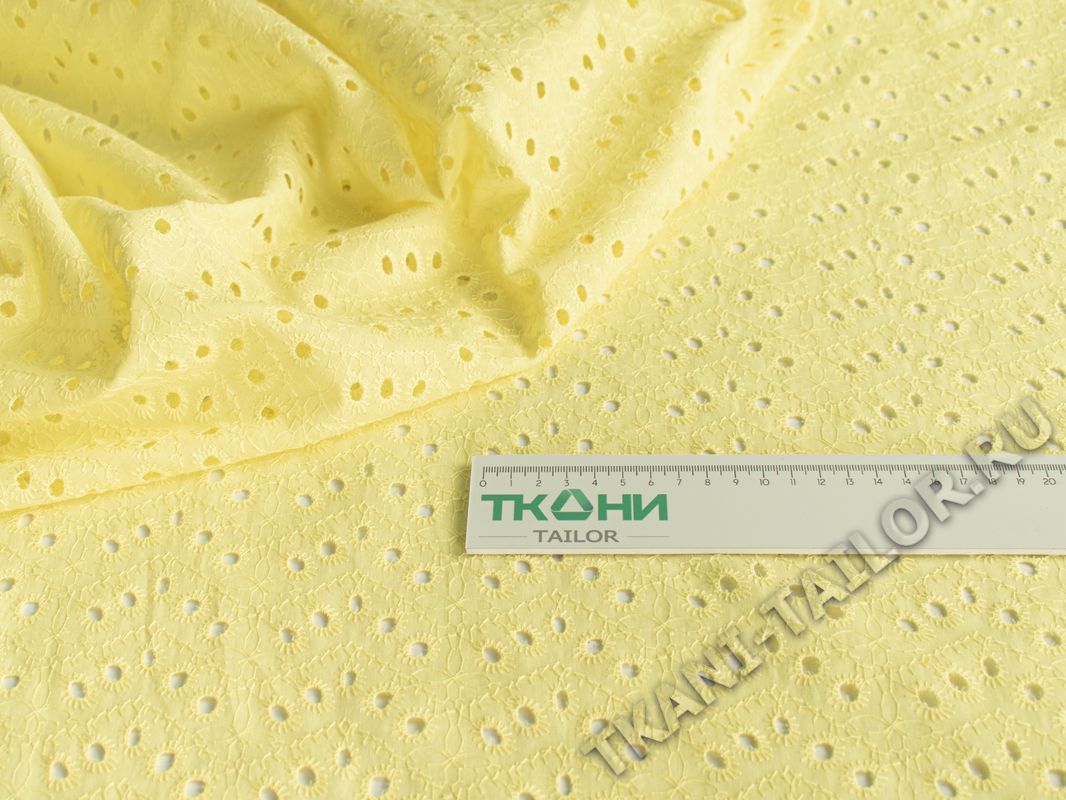 Шитье ткань светло-желтая - фото 2