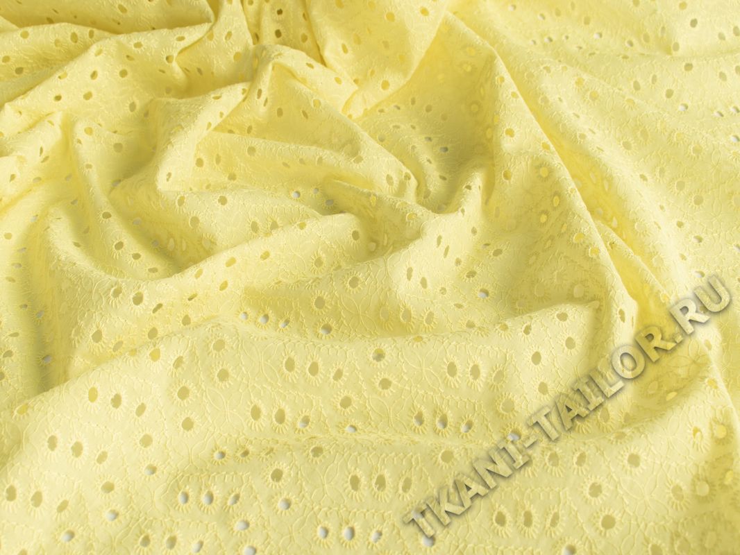 Шитье ткань светло-желтая - фото 3