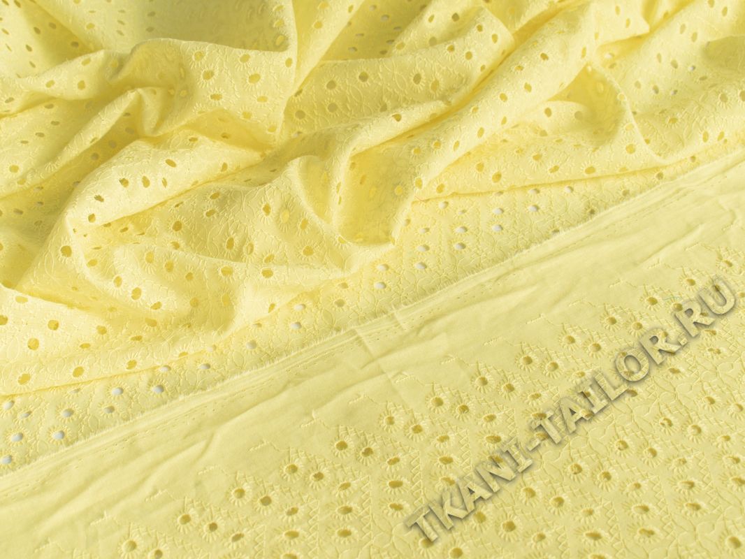 Шитье ткань светло-желтая - фото 4